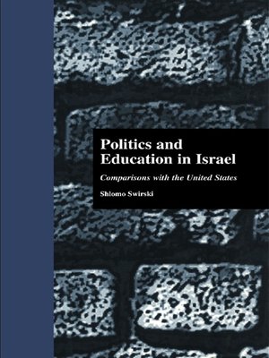 cover image of Politics and Education in Israel